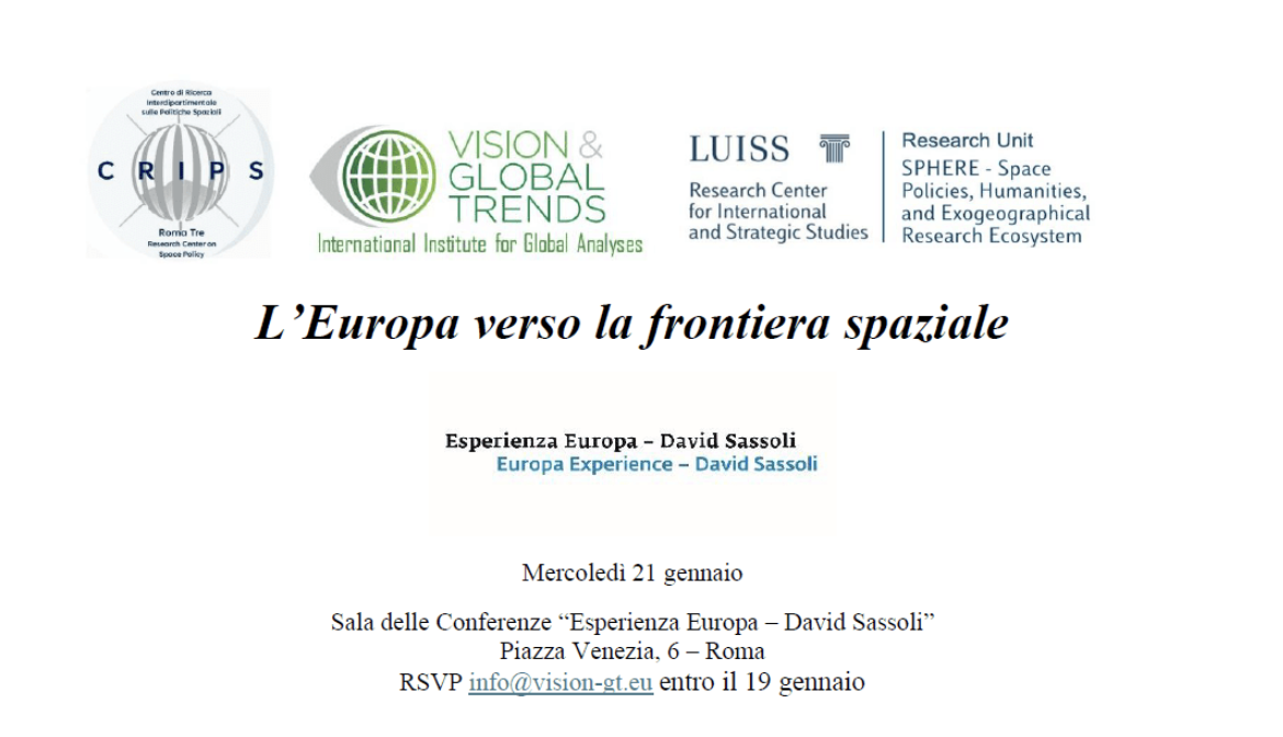 L’Europa verso la frontiera spaziale